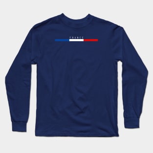 France flat flag Long Sleeve T-Shirt